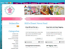 Tablet Screenshot of closetchat.kidscloset.biz